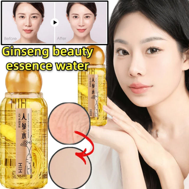 Vitality Firming Skin Ginseng Essence Water 300ml Delicate Elasticity Improves Dryness and Anti-aging Facial Care সুপার ফার্স্ট গতিতে ত্বকের সমস্ত স্পট দূর করবে। ত্বকের ব্রণ, ব্রণের দাগ, রিংকেলস্, ফ্রিকলস্, ডার্ক সার্কল সহ সমস্ত জেদি দাগ দূর করে ক্লিন এবং ফ্রেশ লুক নিয়ে আসবে। একই ভাবে এর চমৎকার সব উপাদান দ্রুত ত্বক হোয়াটেনিং ও ব্রাইটেনিং করবে।