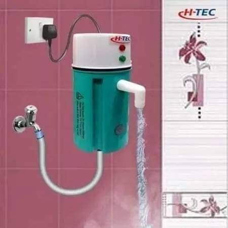 H-TEC Instant Portable Geyser H-TEC Instant Portable Geyser Brand: H-TEC Warrantry: 1 Year Capacity: Unlimited Power: 3000 Watt Voltage: 220-240 Weight: 1.4 KG Heating Time: Instant Heating Capacity.